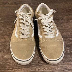 Tan colored VANS size 11